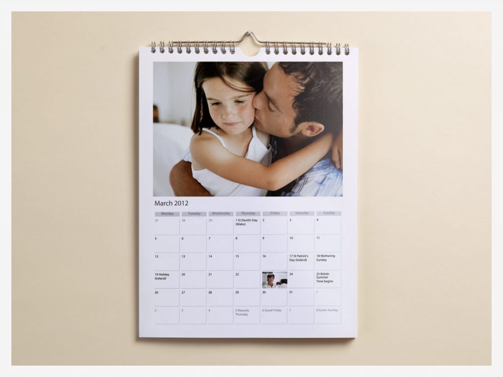 Free A4 Calendar (Worth £19.99)