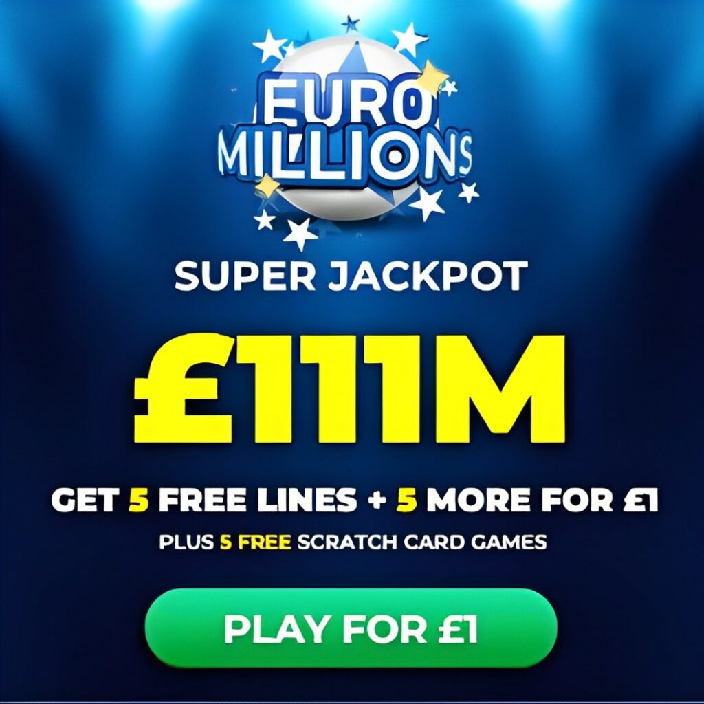 Free EuroMillions Tickets – £111m Super Jackpot!