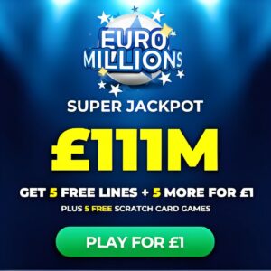 Free EuroMillions Tickets – £111m Super Jackpot!