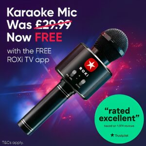 Free ROXi Karaoke Microphone (Worth £29.99) – Perfect For Xmas!