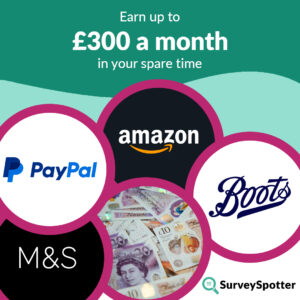 Earn Up To £300 Per Month!