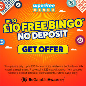 Get Up to £10 Free Bingo Money