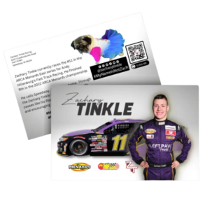 Free Racing Car Driver Postcard