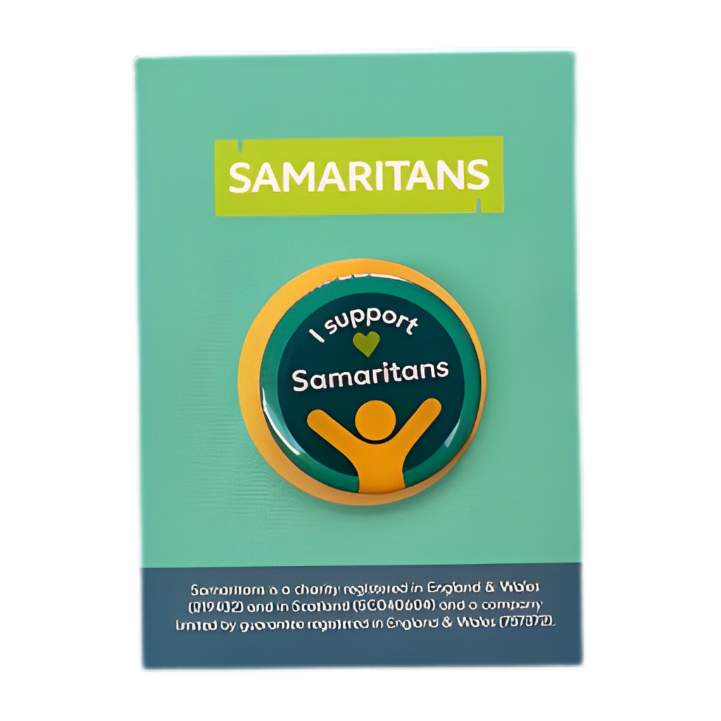 Free Samaritans Pin Badge