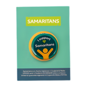 Free Samaritans Pin Badge